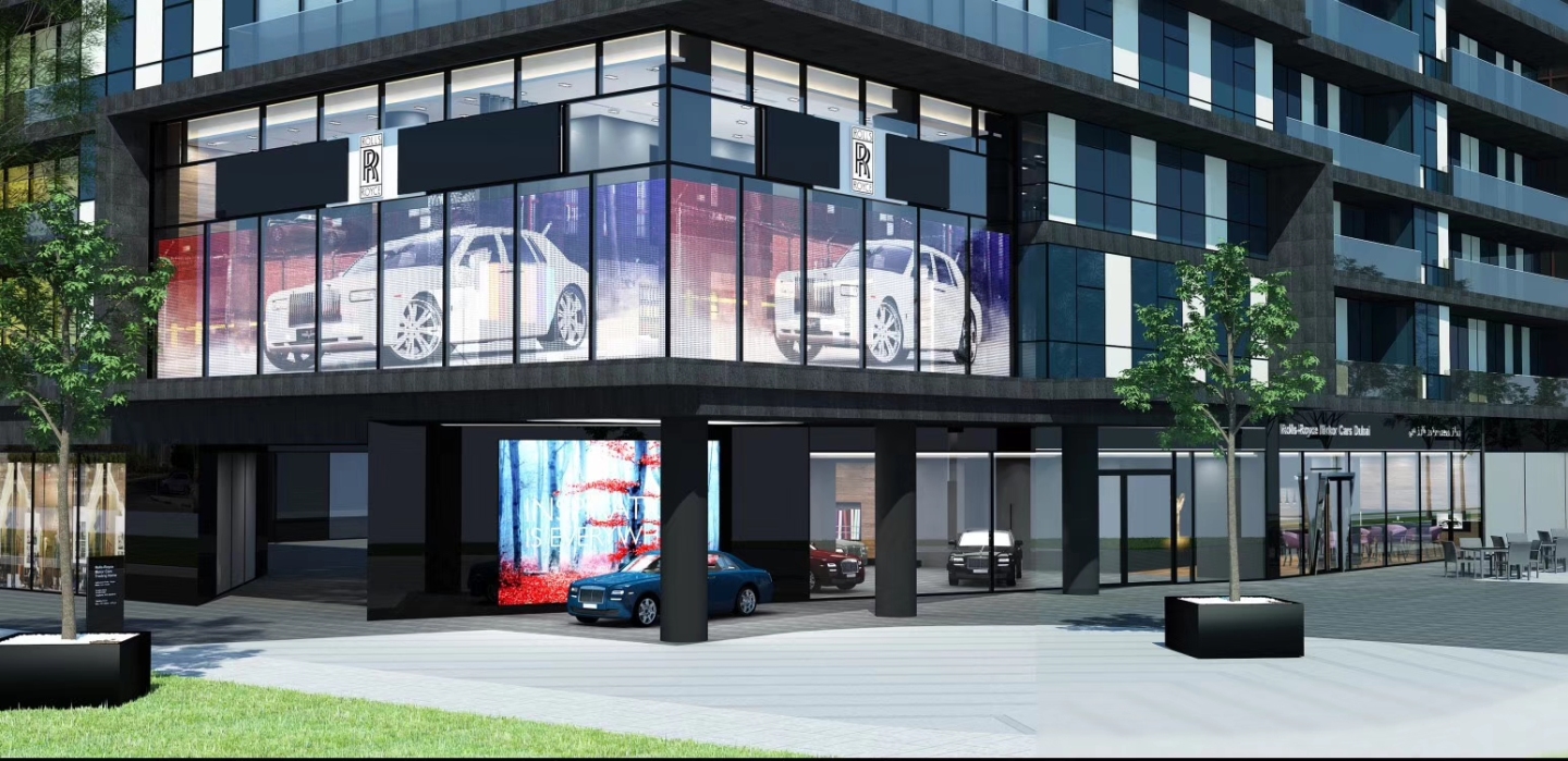 Outdoor Transparent LED Display Outdoor Transparent LED Display