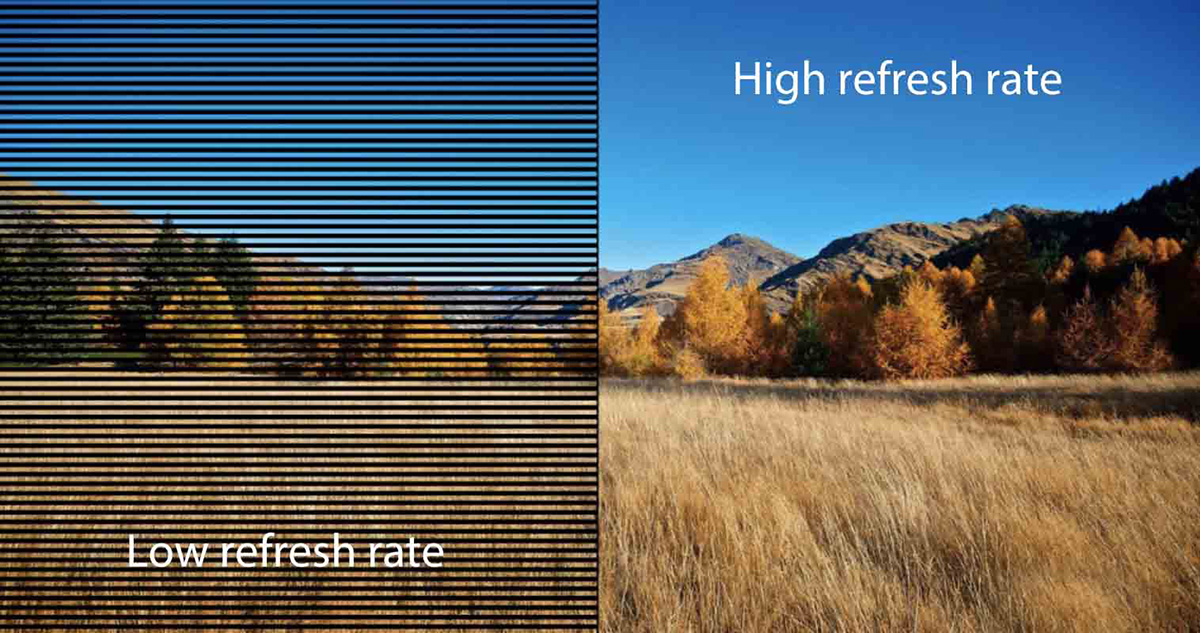 high and low refresh rate high and low refresh rate
