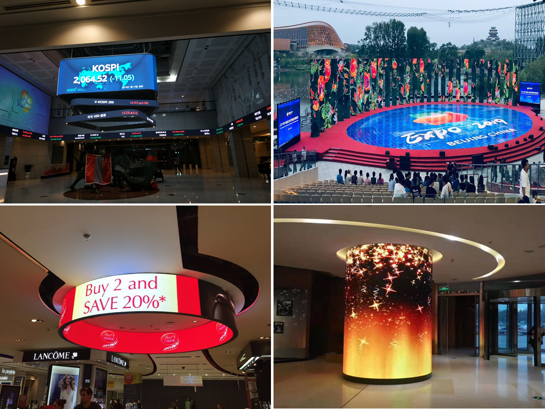 Geometric LED display Geometric LED display